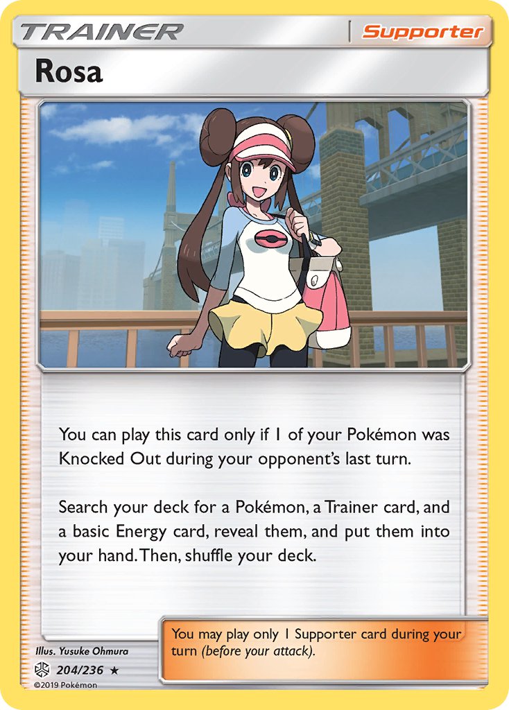 Rosa (204/236) (Theme Deck Exclusive) [Sun & Moon: Cosmic Eclipse] | Nerdhalla Games