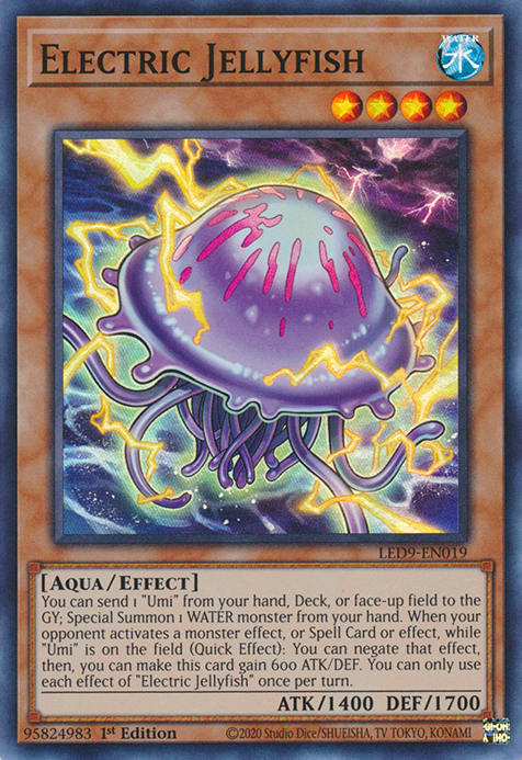 Electric Jellyfish [LED9-EN019] Super Rare | Nerdhalla Games