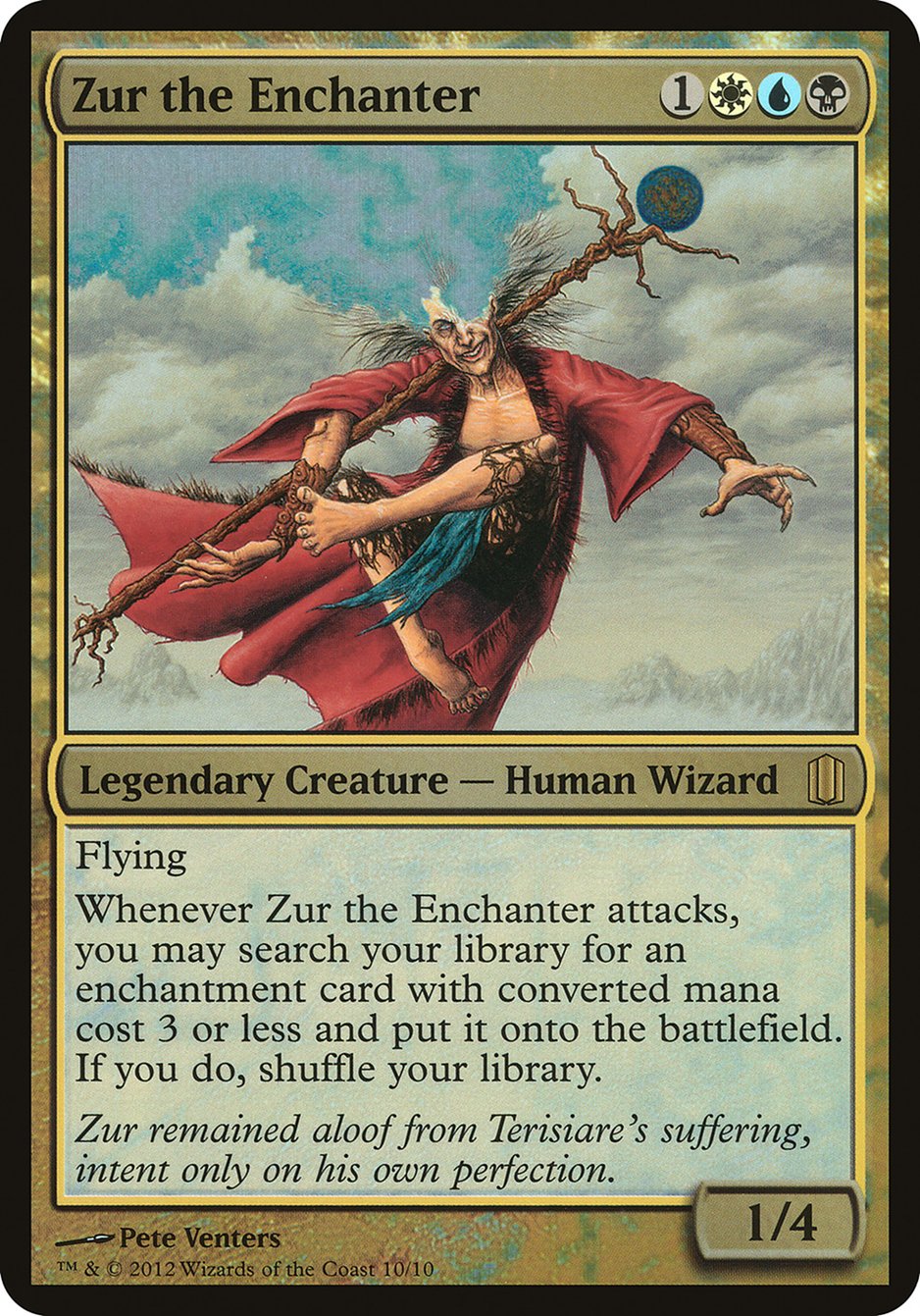 Zur the Enchanter (Oversized) [Commander's Arsenal Oversized] | Nerdhalla Games