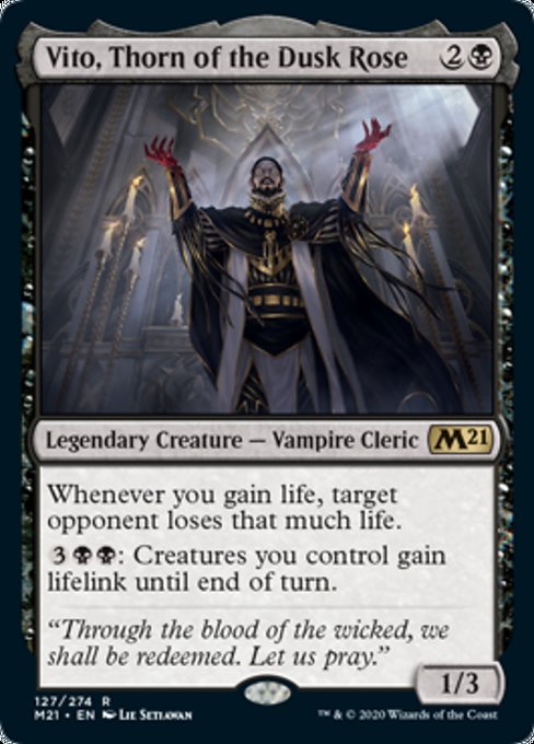 Vito, Thorn of the Dusk Rose [Core Set 2021] | Nerdhalla Games