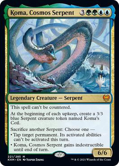 Koma, Cosmos Serpent [Kaldheim Promo Pack] | Nerdhalla Games