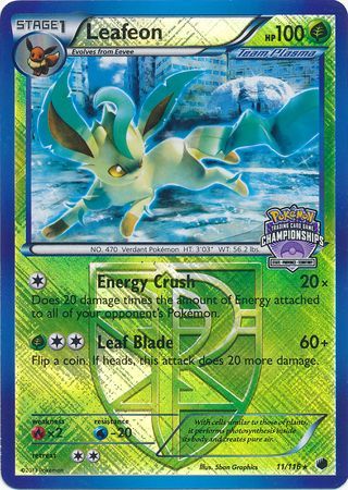 Leafeon (11/116) (States Championship Promo) [Black & White: Plasma Freeze] | Nerdhalla Games