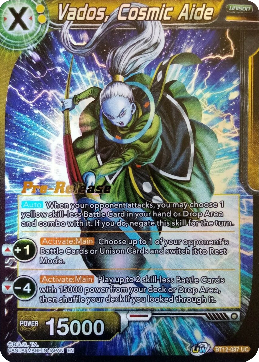 Vados, Cosmic Aide (BT12-087) [Vicious Rejuvenation Prerelease Promos] | Nerdhalla Games