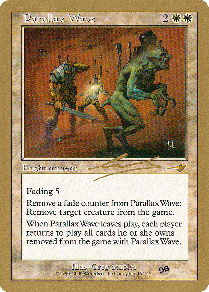 Parallax Wave (Nicolas Labarre) (SB) [World Championship Decks 2000] | Nerdhalla Games