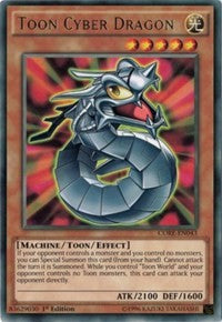 Toon Cyber Dragon [CORE-EN043] Rare | Nerdhalla Games