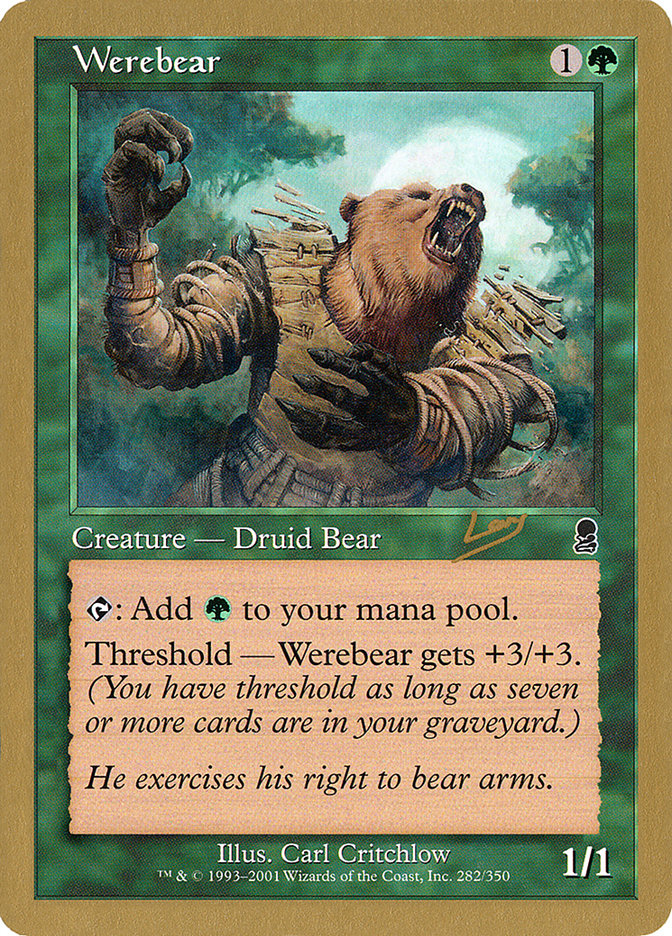 Werebear (Raphael Levy) [World Championship Decks 2002] | Nerdhalla Games