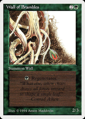 Wall of Brambles [Summer Magic / Edgar] | Nerdhalla Games