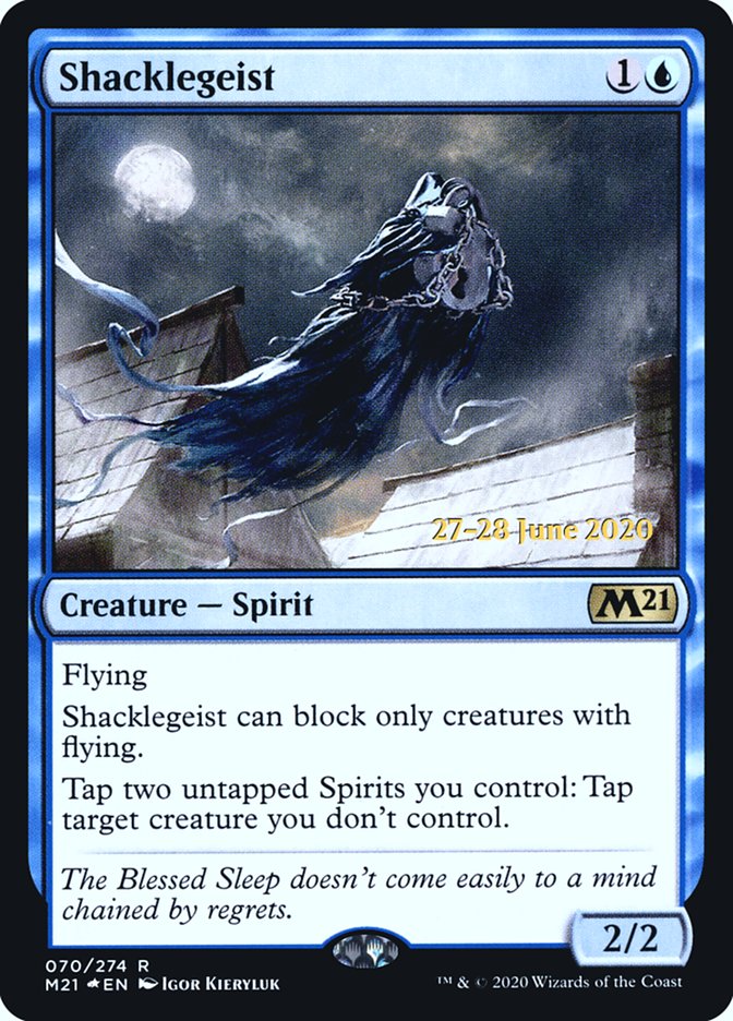 Shacklegeist  [Core Set 2021 Prerelease Promos] | Nerdhalla Games