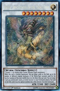 Baxia, Brightness of the Yang Zing [MP15-EN096] Secret Rare | Nerdhalla Games