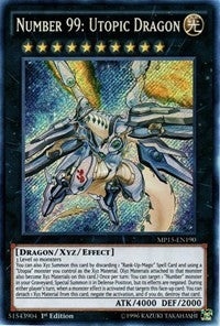 Number 99: Utopic Dragon [MP15-EN190] Secret Rare | Nerdhalla Games