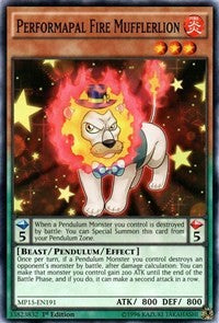 Performapal Fire Mufflerlion [MP15-EN191] Common | Nerdhalla Games