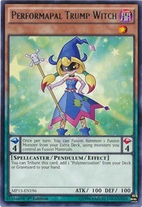 Performapal Trump Witch [MP15-EN196] Rare | Nerdhalla Games