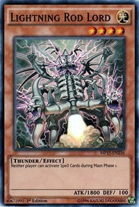 Lightning Rod Lord [MP15-EN216] Super Rare | Nerdhalla Games