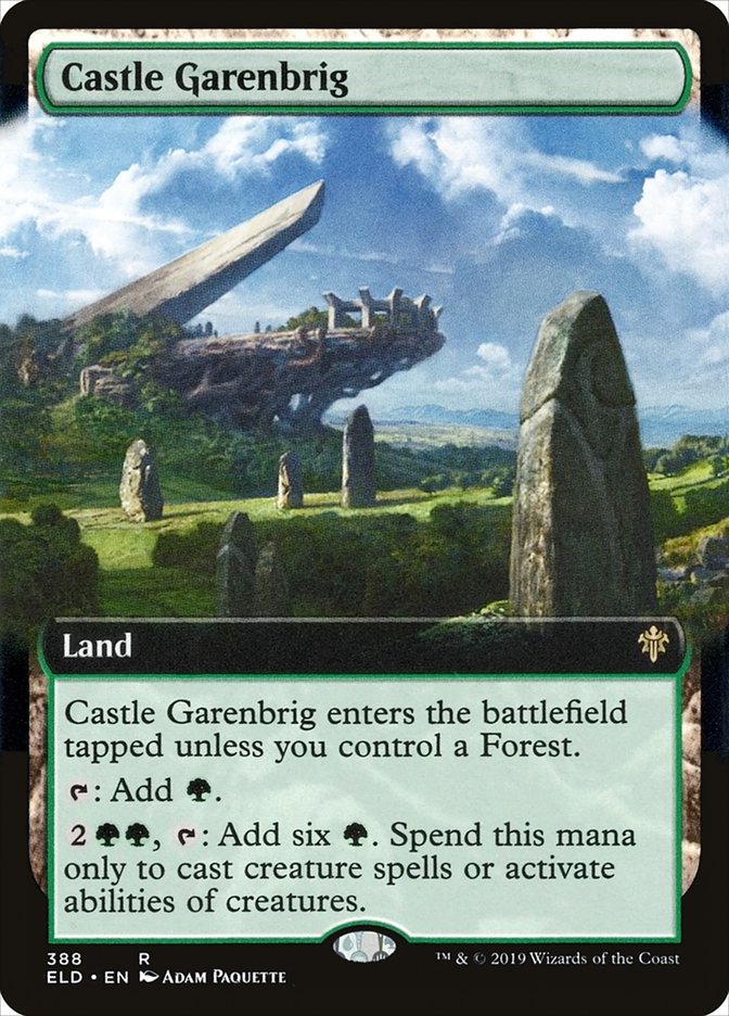 Castle Garenbrig (Extended Art) [Throne of Eldraine] | Nerdhalla Games