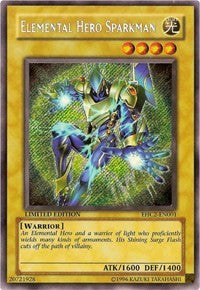 Elemental HERO Sparkman [EHC2-EN001] Secret Rare | Nerdhalla Games