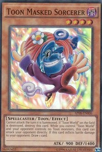 Toon Masked Sorcerer [AP08-EN006] Super Rare | Nerdhalla Games