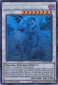 Scarlight Red Dragon Archfiend (Ghost) [DOCS-EN046] Ghost Rare | Nerdhalla Games