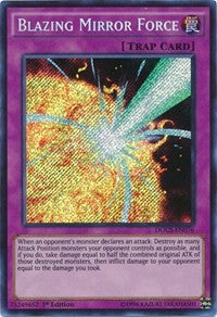 Blazing Mirror Force [DOCS-EN076] Secret Rare | Nerdhalla Games