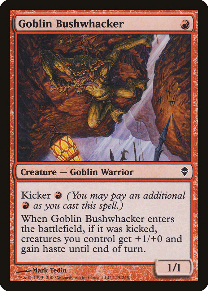 Goblin Bushwhacker [Zendikar] | Nerdhalla Games