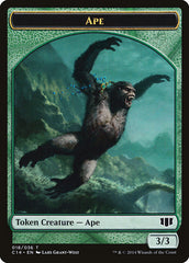 Ape // Zombie (011/036) Double-sided Token [Commander 2014 Tokens] | Nerdhalla Games