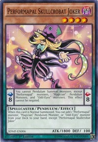 Performapal Skullcrobat Joker [SDMP-EN006] Common | Nerdhalla Games