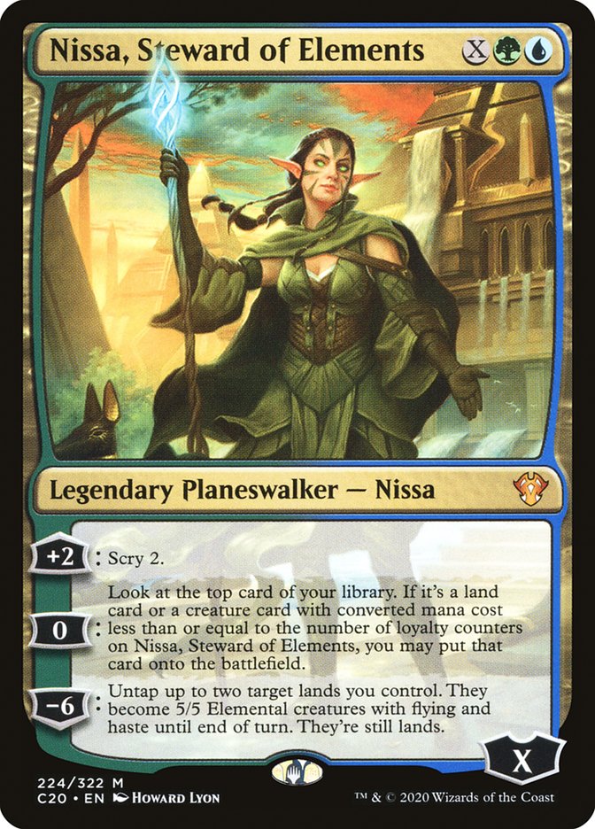 Nissa, Steward of Elements [Commander 2020] | Nerdhalla Games