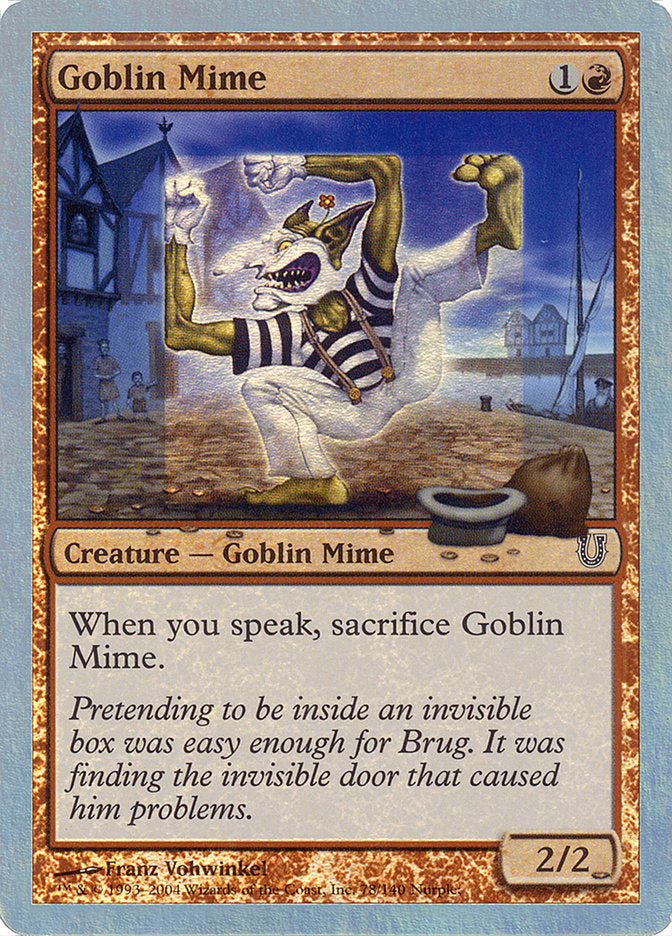 Goblin Mime [Unhinged] | Nerdhalla Games