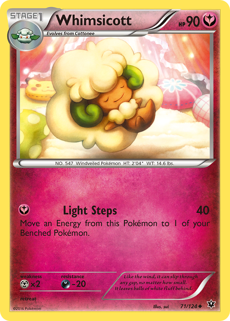 Whimsicott (71/124) [XY: Fates Collide] | Nerdhalla Games