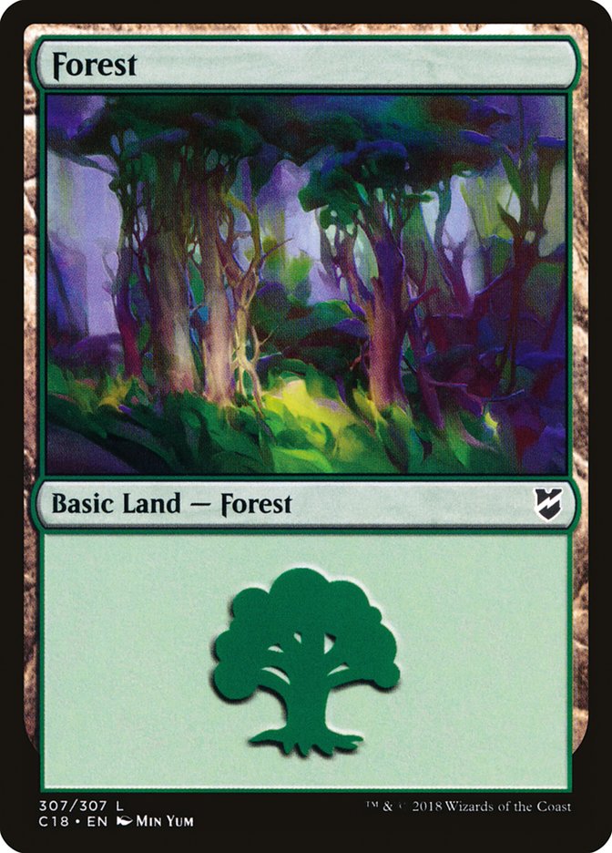 Forest (307) [Commander 2018] | Nerdhalla Games