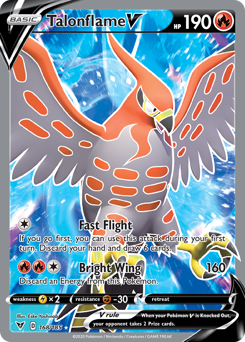 Talonflame V (168/185) [Sword & Shield: Vivid Voltage] | Nerdhalla Games