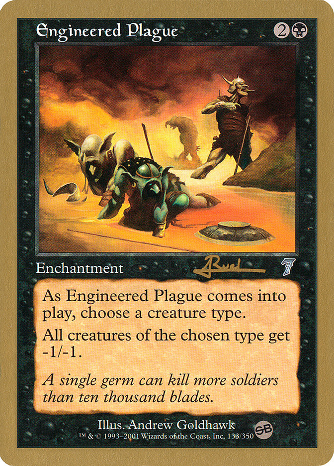 Engineered Plague (Antoine Ruel) (SB) [World Championship Decks 2001] | Nerdhalla Games