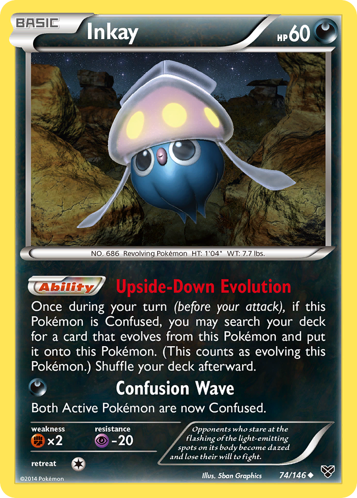 Inkay (74/146) [XY: Base Set] | Nerdhalla Games