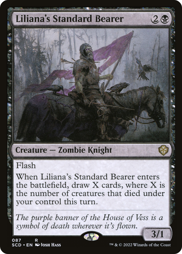 Liliana's Standard Bearer [Starter Commander Decks] | Nerdhalla Games