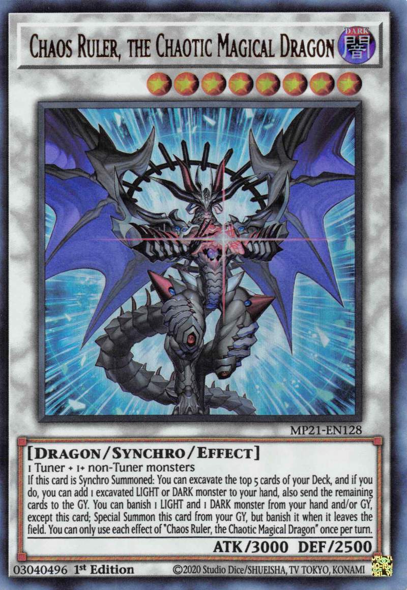 Chaos Ruler, the Chaotic Magical Dragon [MP21-EN128] Ultra Rare | Nerdhalla Games