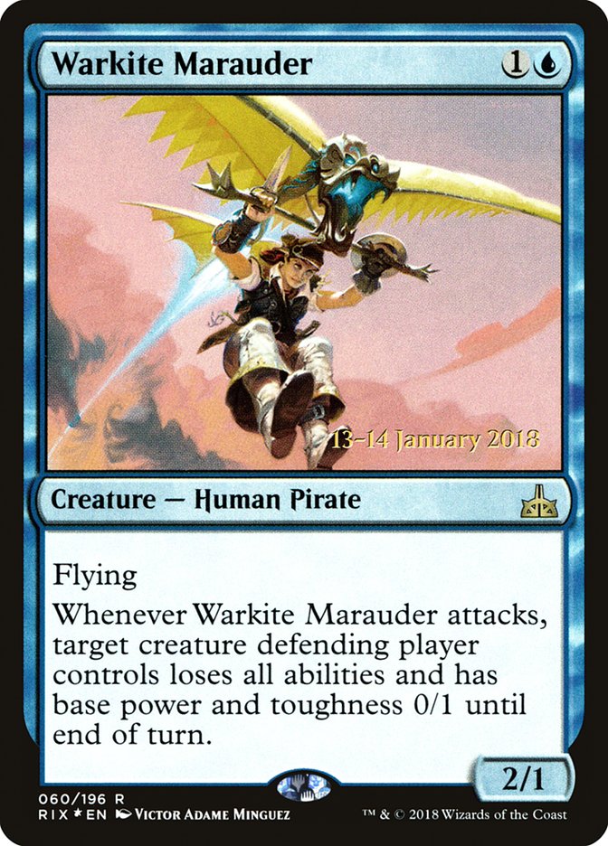 Warkite Marauder [Rivals of Ixalan Prerelease Promos] | Nerdhalla Games