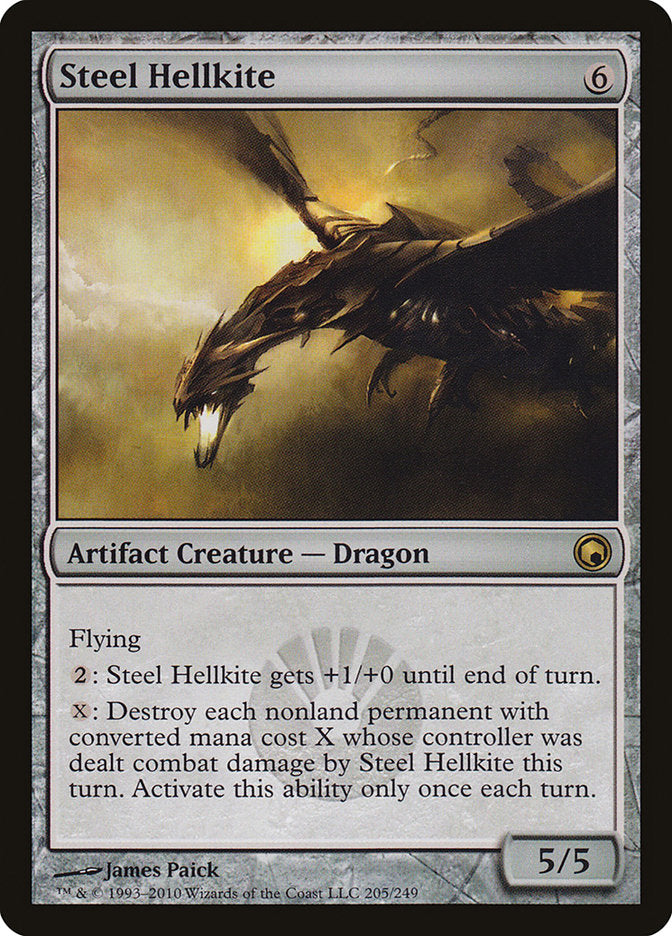 Steel Hellkite [Scars of Mirrodin] | Nerdhalla Games