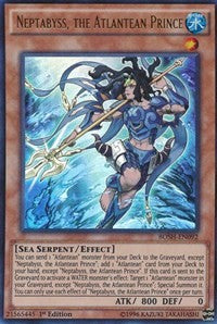 Neptabyss, the Atlantean Prince [BOSH-EN092] Ultra Rare | Nerdhalla Games