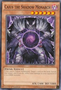 Caius the Shadow Monarch [SR01-EN004] Common | Nerdhalla Games