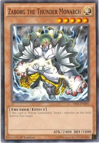 Zaborg the Thunder Monarch [SR01-EN005] Common | Nerdhalla Games