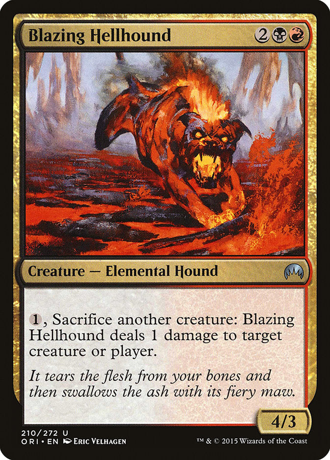 Blazing Hellhound [Magic Origins] | Nerdhalla Games