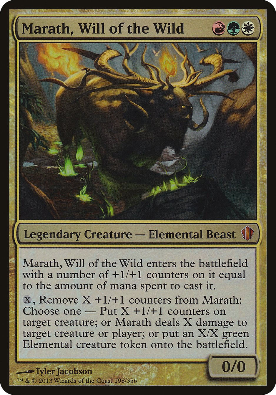 Marath, Will of the Wild (Oversized) [Commander 2013 Oversized] | Nerdhalla Games