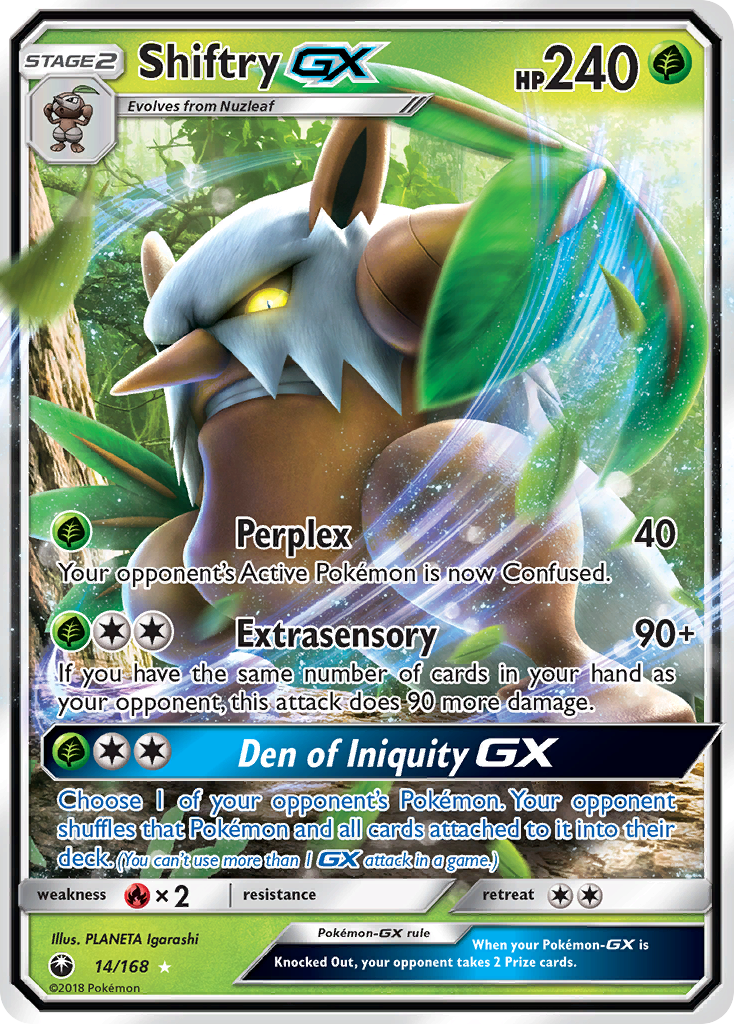 Shiftry GX (14/168) [Sun & Moon: Celestial Storm] | Nerdhalla Games