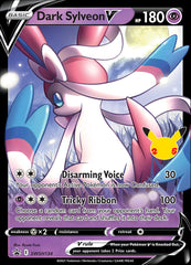 Dark Sylveon V (SWSH134) (Celebrations) [Sword & Shield: Black Star Promos] | Nerdhalla Games