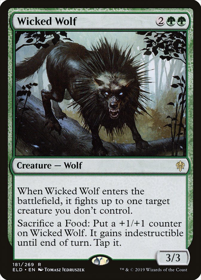 Wicked Wolf [Throne of Eldraine] | Nerdhalla Games