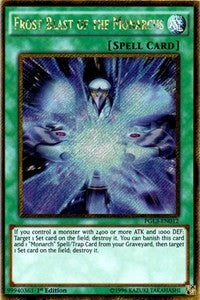 Frost Blast of the Monarchs [PGL3-EN012] Gold Secret Rare | Nerdhalla Games