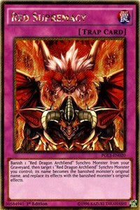 Red Supremacy [PGL3-EN020] Gold Secret Rare | Nerdhalla Games