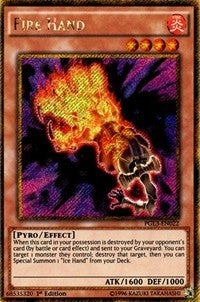 Fire Hand [PGL3-EN022] Gold Secret Rare | Nerdhalla Games