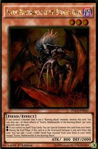 Scarm, Malebranche of the Burning Abyss [PGL3-EN043] Gold Rare | Nerdhalla Games