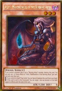 Alich, Malebranche of the Burning Abyss [PGL3-EN047] Gold Rare | Nerdhalla Games