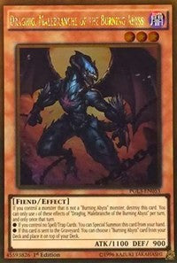 Draghig, Malebranche of the Burning Abyss [PGL3-EN053] Gold Rare | Nerdhalla Games